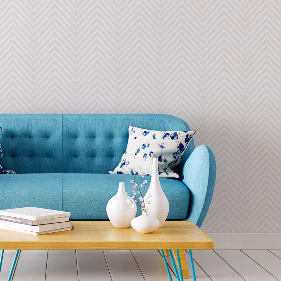 Chevron Dots Peel & Stick Wallpaper N06064