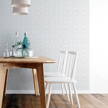 Load image into Gallery viewer, Mandala Floral Off White Peel &amp; Stick Wallpaper N06087
