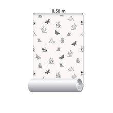 Load image into Gallery viewer, Minimalist Animais Plantas Peel &amp; Stick Wallpaper N06089
