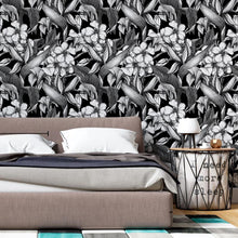Load image into Gallery viewer, Tropical Floral Peel &amp; Stick Wallpaper N06090
