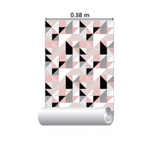 Load image into Gallery viewer, Graphic Triangles Peel &amp; Stick Wallpaper N06104
