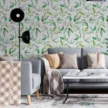 Load image into Gallery viewer, Watercolor Leaves Peel &amp; Stick Wallpaper N06112
