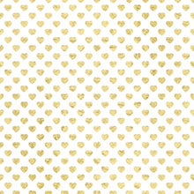 Load image into Gallery viewer, Golden Hearts Peel &amp; Stick Wallpaper N06115
