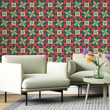 Load image into Gallery viewer, Stars Retro Peel &amp; Stick Wallpaper N06116
