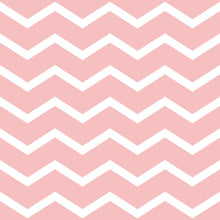 Load image into Gallery viewer, Chevron Pink and White Peel &amp; Stick Wallpaper N06123

