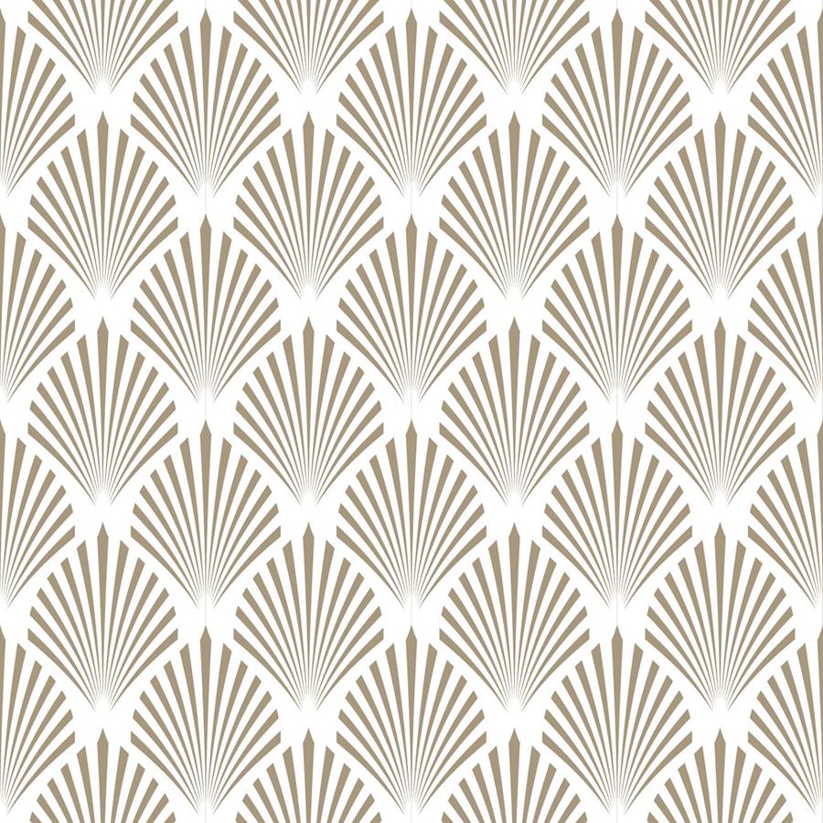 Geometric Flowers Peel & Stick Wallpaper N06120