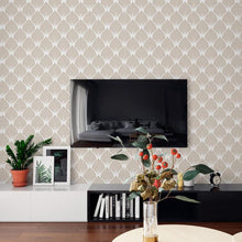 Load image into Gallery viewer, Shells Art Deco Peel &amp; Stick Wallpaper N06125
