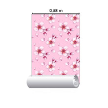 Load image into Gallery viewer, Pink Cherry Blossom Peel &amp; Stick Wallpaper N06128
