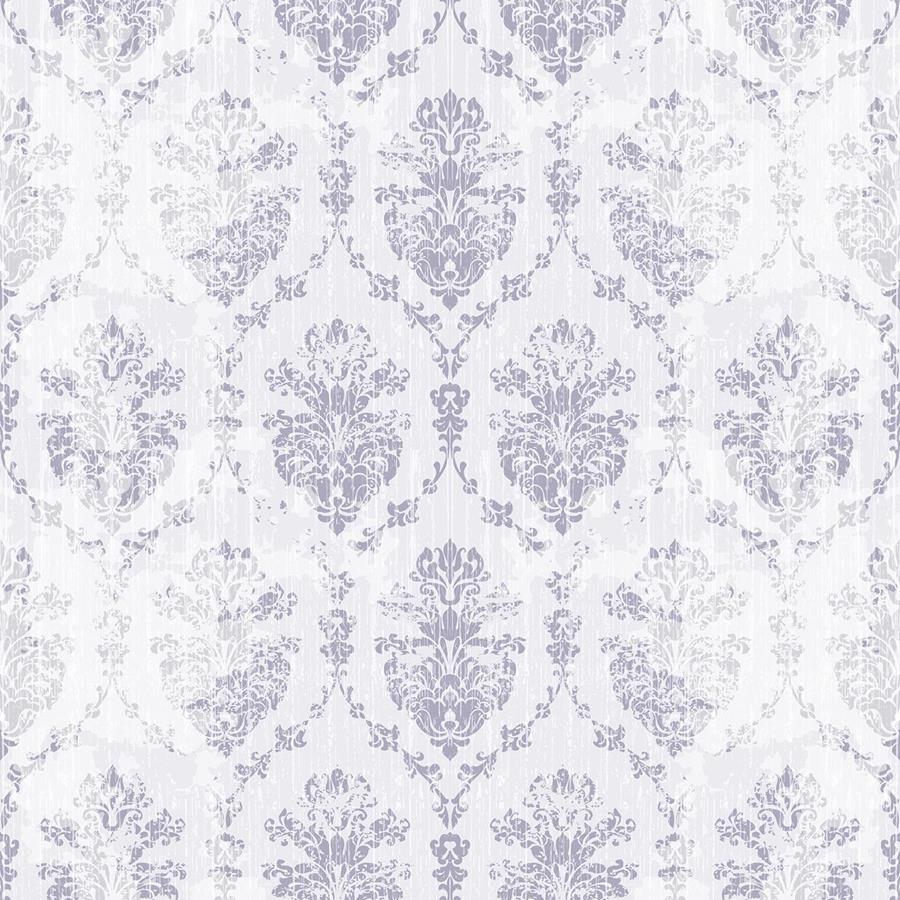 Damask Classic Blue White Peel & Stick Wallpaper N06171