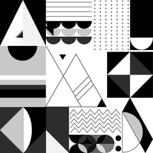 Load image into Gallery viewer, Abstract Geometric Shapes Peel &amp; Stick Wallpaper N06179
