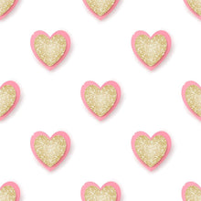 Load image into Gallery viewer, Heart Glitter Peel &amp; Stick Wallpaper N06196
