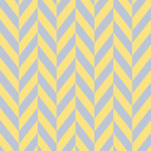 Load image into Gallery viewer, Chevron Yellow and Gray Peel &amp; Stick Wallpaper N06197

