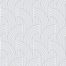 Load image into Gallery viewer, Gray Geometric Peel &amp; Stick Wallpaper N06207
