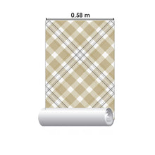 Load image into Gallery viewer, Plaid Peel &amp; Stick Wallpaper N06234
