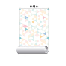 Load image into Gallery viewer, Colorful Triangles Peel &amp; Stick Wallpaper N06254
