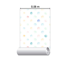 Load image into Gallery viewer, Polka Dots Colorful Gradient Peel &amp; Stick Wallpaper N06255
