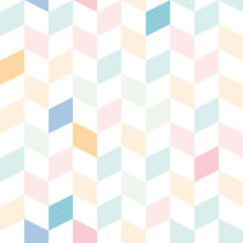 Load image into Gallery viewer, Geometric Soft Colors Peel &amp; Stick Wallpaper N06256
