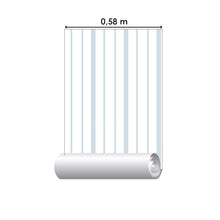 Load image into Gallery viewer, Blue and White Striped Peel &amp; Stick Wallpaper N06266
