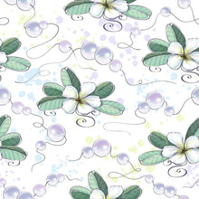 Load image into Gallery viewer, Flowers and Pearls Watercolor Peel &amp; Stick Wallpaper N06275
