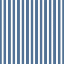 Load image into Gallery viewer, Blue and White Striped Peel &amp; Stick Wallpaper N06277
