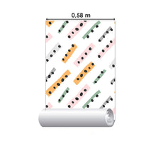 Load image into Gallery viewer, Colorful Artistic Brush Strokes Peel &amp; Stick Wallpaper N06281
