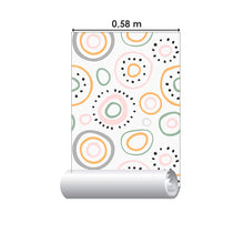 Load image into Gallery viewer, Colorful Circles Peel &amp; Stick Wallpaper N06283
