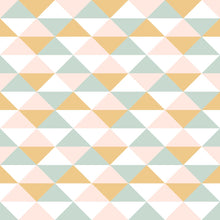 Load image into Gallery viewer, Graphic Colorful Triangles Peel &amp; Stick Wallpaper N06289
