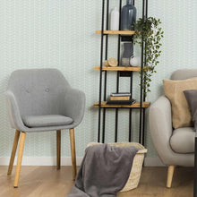 Load image into Gallery viewer, Chevron Lilás Pink and Black Peel &amp; Stick Wallpaper N06251
