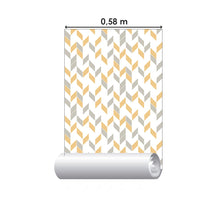 Load image into Gallery viewer, Geometric Chevron Peel &amp; Stick Wallpaper N06293
