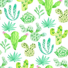 Load image into Gallery viewer, Cactos Watercolor Peel &amp; Stick Wallpaper N07001
