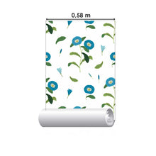 Load image into Gallery viewer, Flowers Azuis White Peel &amp; Stick Wallpaper N07013

