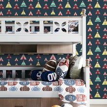 Load image into Gallery viewer, Boho Tent Peel &amp; Stick Wallpaper N07022

