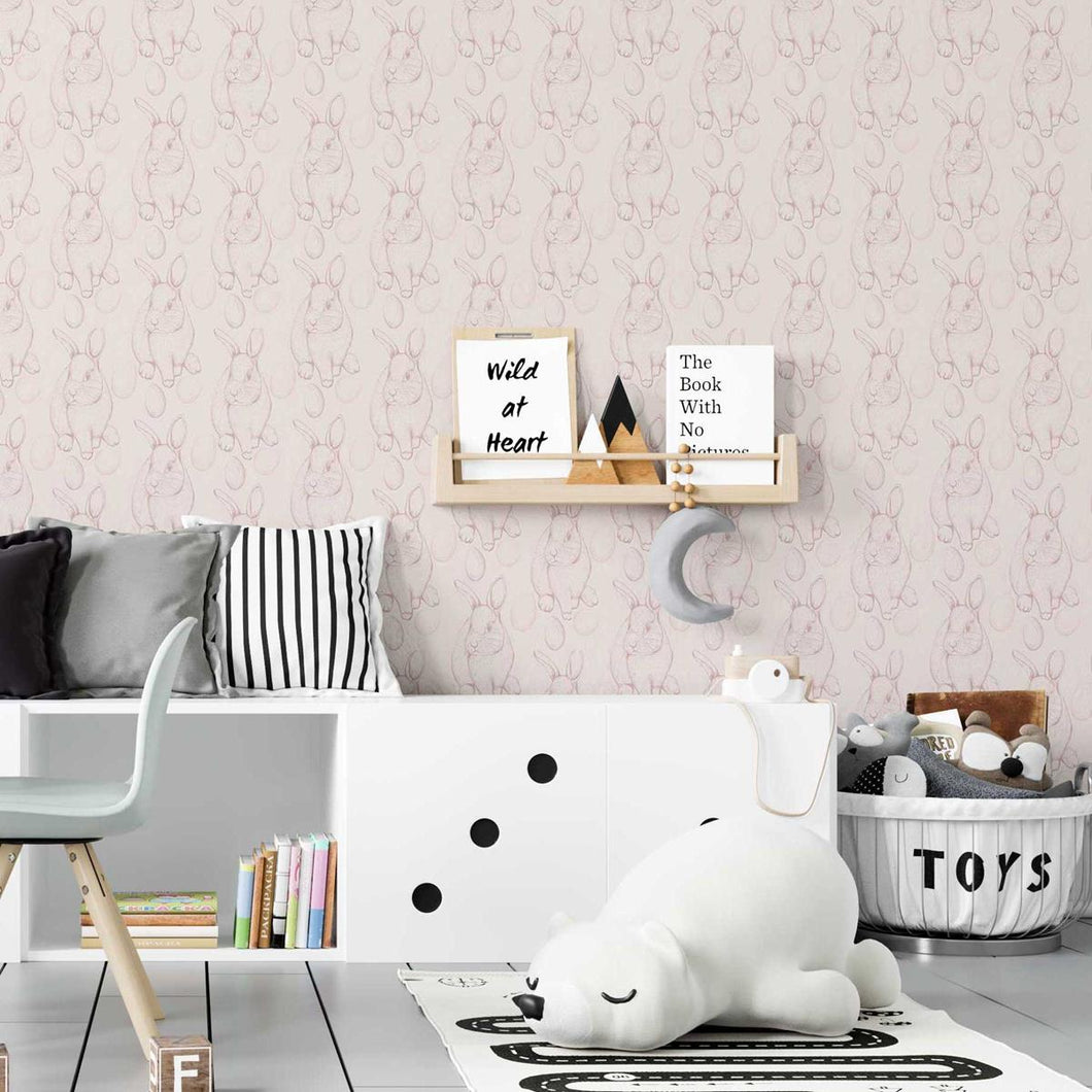 Easter Bunny Peel & Stick Wallpaper N07039