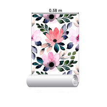 Load image into Gallery viewer, Watercolor Wildflowers Peel &amp; Stick Wallpaper N07057
