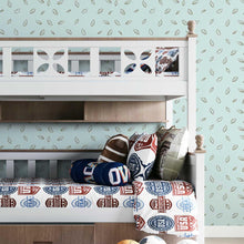 Load image into Gallery viewer, Folhos Minimalist Blue Green Peel &amp; Stick Wallpaper N07064
