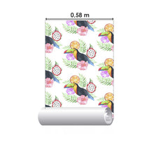 Load image into Gallery viewer, Watercolor Tropical Peel &amp; Stick Wallpaper N07072
