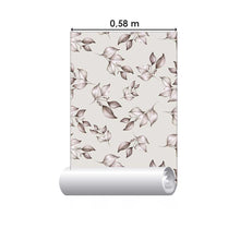 Load image into Gallery viewer, Leaves Grey Peel &amp; Stick Wallpaper N07077
