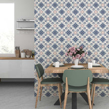 Load image into Gallery viewer, Vintage Delft Peel &amp; Stick Wallpaper N07080
