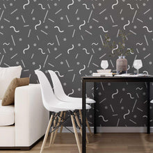 Load image into Gallery viewer, Geometric Peel &amp; Stick Wallpaper N07086
