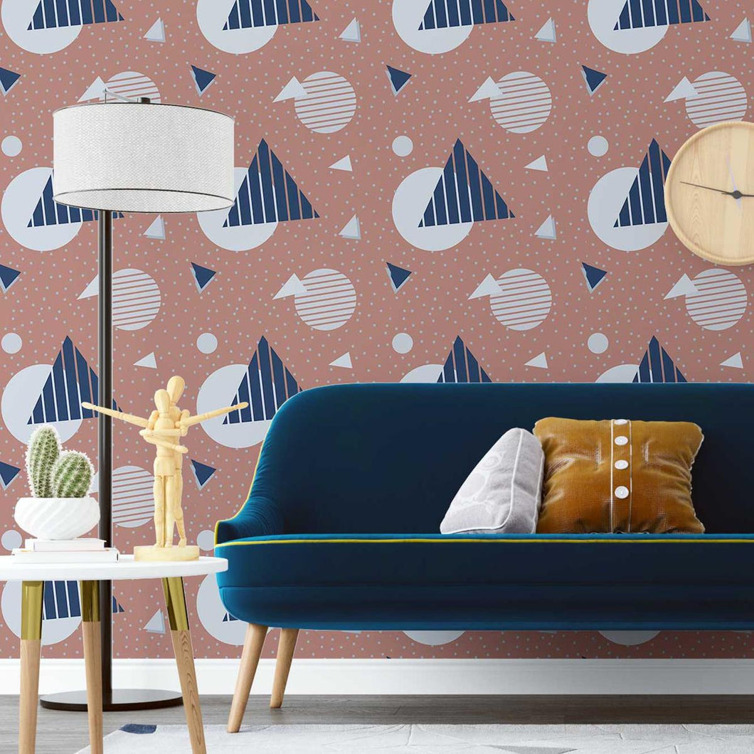 Geometric Peel & Stick Wallpaper N07095