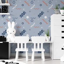 Load image into Gallery viewer, Abstract Chevron Peel &amp; Stick Wallpaper N07096
