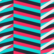 Load image into Gallery viewer, Abstract Neon Stripes Peel &amp; Stick Wallpaper N07098
