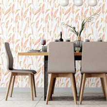 Load image into Gallery viewer, Leaves Secas Tons Terrosos Peel &amp; Stick Wallpaper N07101
