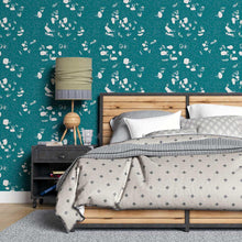 Load image into Gallery viewer, Blue Dark Granite Peel &amp; Stick Wallpaper N07126
