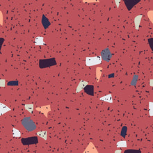 Load image into Gallery viewer, Red Granite Peel &amp; Stick Wallpaper N07134
