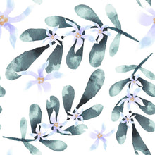 Load image into Gallery viewer, Lilac Watercolor Flowers Peel &amp; Stick Wallpaper N08003
