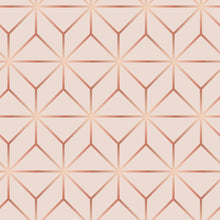 Load image into Gallery viewer, Salmon Abstract Geometric Peel &amp; Stick Wallpaper N08007
