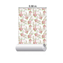 Load image into Gallery viewer, Little Flowers Watercolor Pink Peel &amp; Stick Wallpaper N08055
