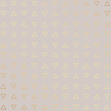 Load image into Gallery viewer, Triangles Gray and Yellow Peel &amp; Stick Wallpaper N08089
