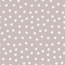 Load image into Gallery viewer, White Polka Dots Peel &amp; Stick Wallpaper N08145
